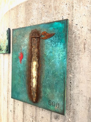 Öl auf Leinwand/ mixed media