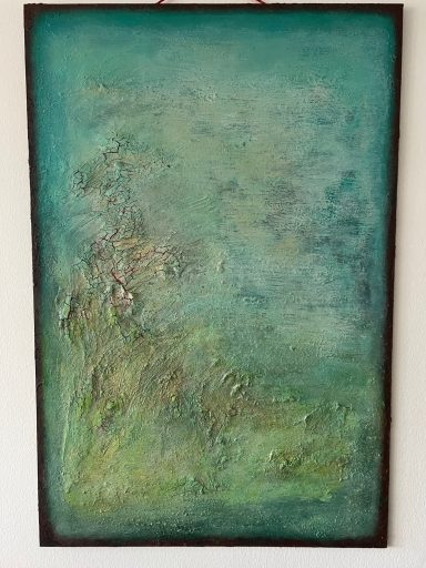 Öl auf Leinwand/ mixed media