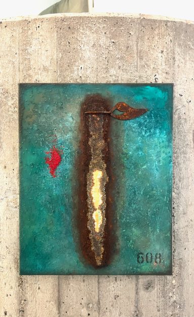 Öl auf Leinwand/ mixed media