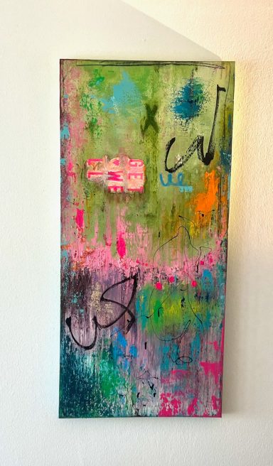 Öl auf Leinwand/ mixed media